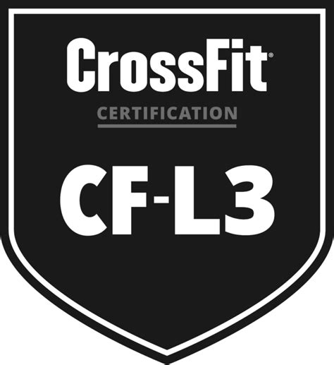 crossfit level 3 certification.